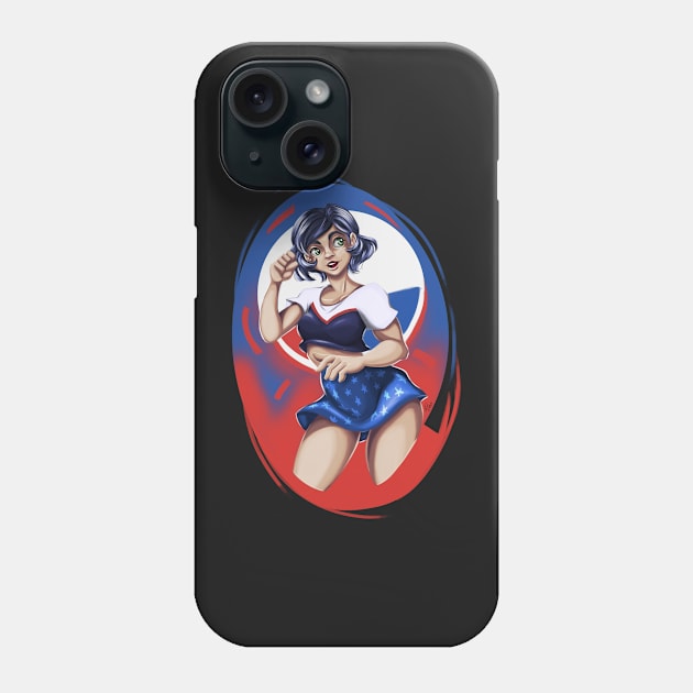 USA girl Phone Case by anapeig