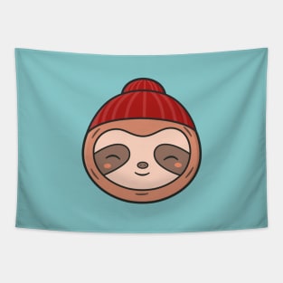 Kawaii Cute Sloth Tapestry