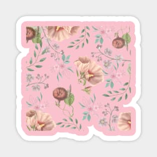 Vintage floral pattern Magnet