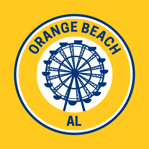 Vintage Orange Beach Alabama by fearcity