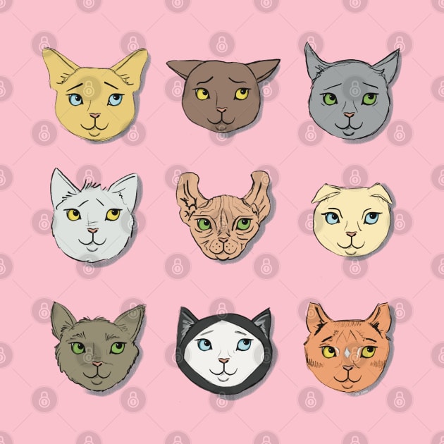 9 Degrees of Cats by Dori Durbin