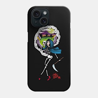 Grim Reaper Pinup Phone Case