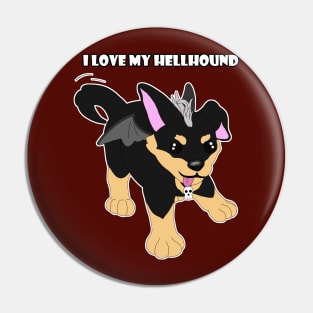 Charlie the Hellhound Pin