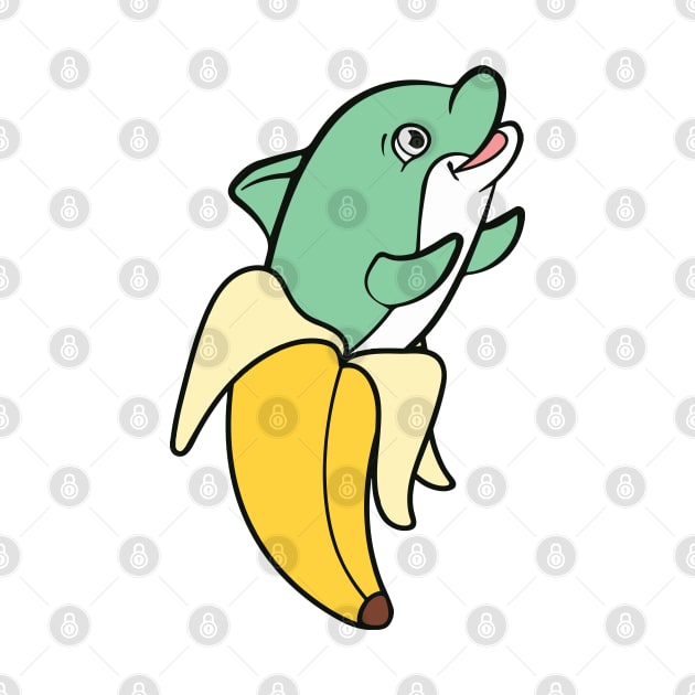 Dolphin Banana by Madelyn_Frere