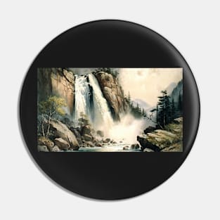 Majestic Waterfall Pin