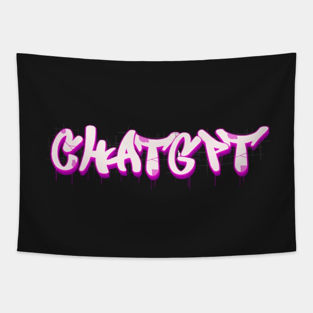 ChatGPT Graffity Tapestry by Switch-Case