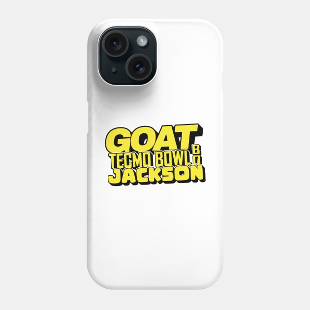 Goat Tecmo Bowl Bo Jackson Phone Case by djwalesfood