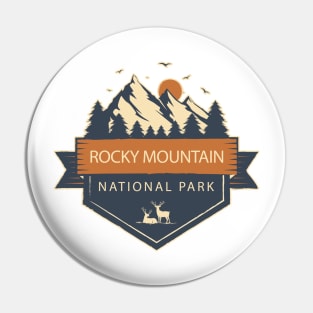 Rocky Mountain National Park Gifts Pin