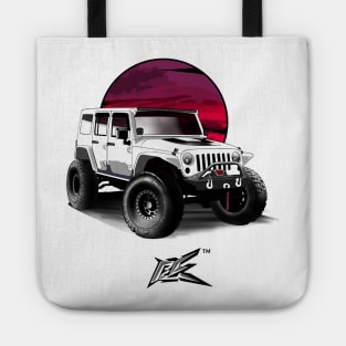 jeep wrangler rubicon white Tote