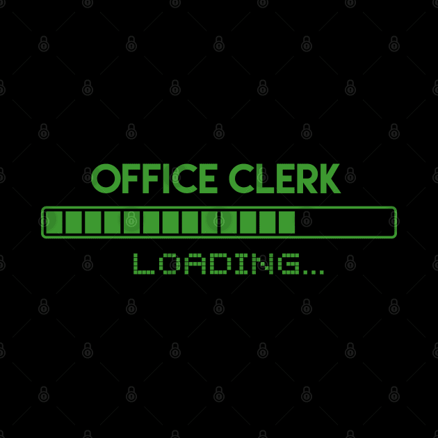 Office Clerk Loading by Grove Designs