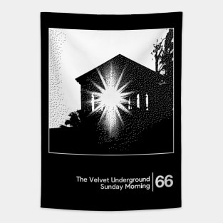 The Velvet Underground - Sunday Morning / Minimal Style Graphic Artwork Tapestry