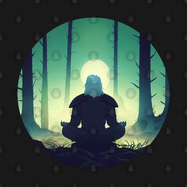 Meditating - Fantasy - Witcher by Fenay-Designs