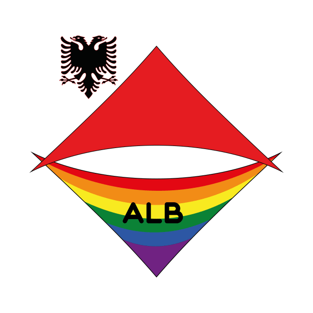 Albania  pride flag by Pride_Art