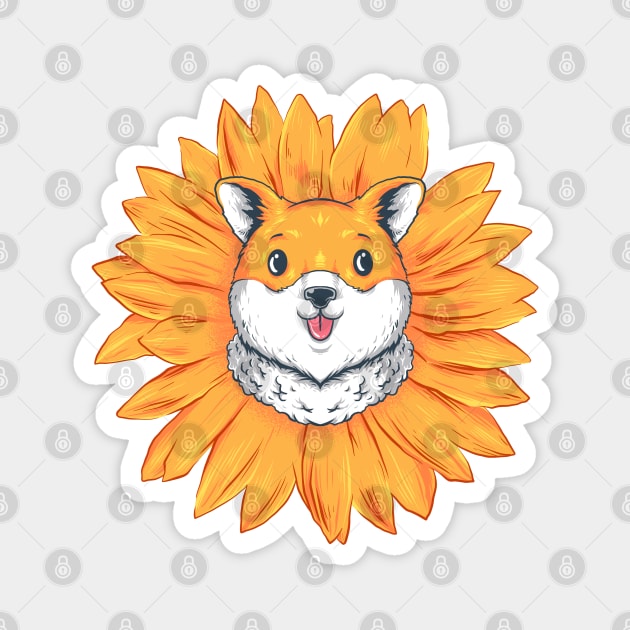 sunny dog Magnet by spoilerinc