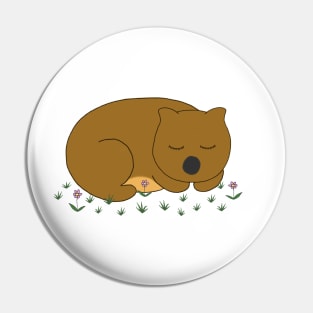 Wombat Dreaming Pin