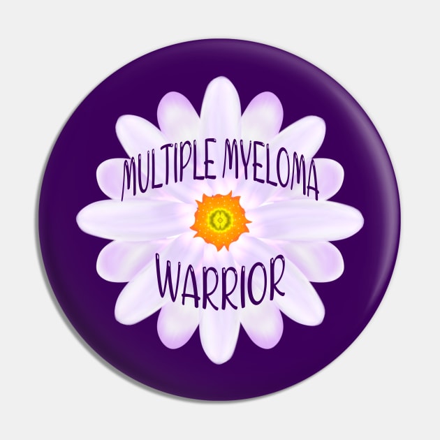 Multiple Myeloma Warrior Pin by MoMido