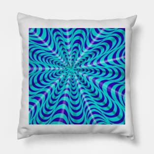 I’ve Got The Blues Optical Illusion Pillow