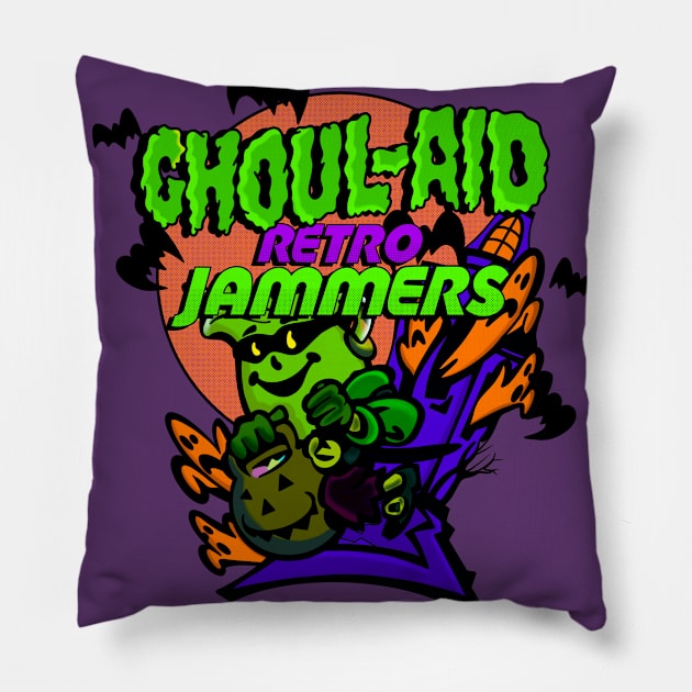 Ghoul-Aid Retro Jammers Pillow by Thrill of the Haunt