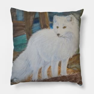 polar fox Pillow