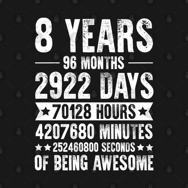 8 Years 96 Months Of Being Awesome - 8 Years Birthday by busines_night