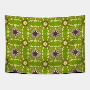 Lime Green Circular Pattern - WelshDesignsTP003 Tapestry