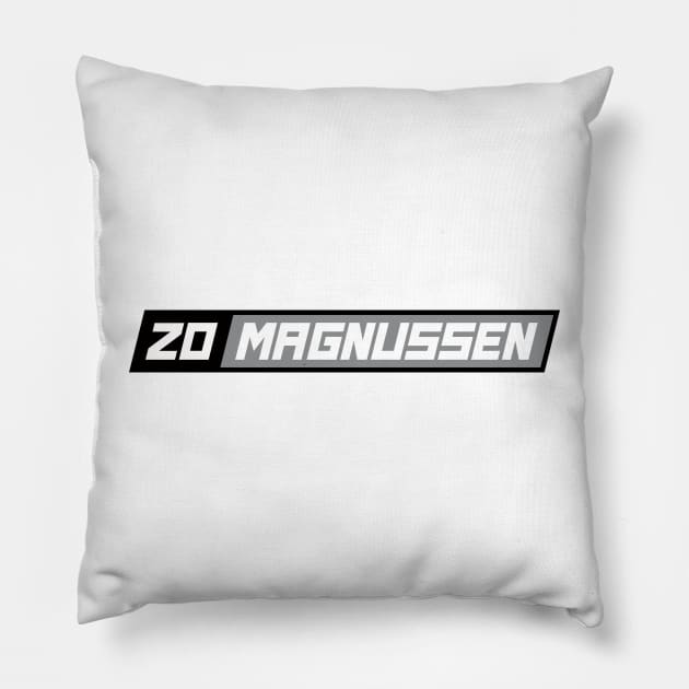 Kevin Magnussen 20 F1 Driver Pillow by petrolhead