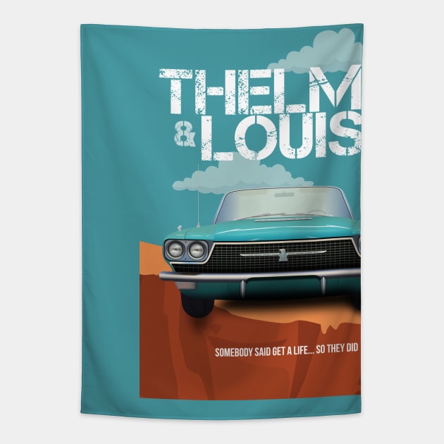 Thelma & Louise - Alternative Movie Poster Tapestry by MoviePosterBoy