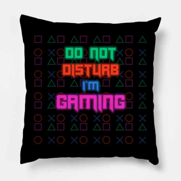 Do Not Disturb Pillow by aStro678