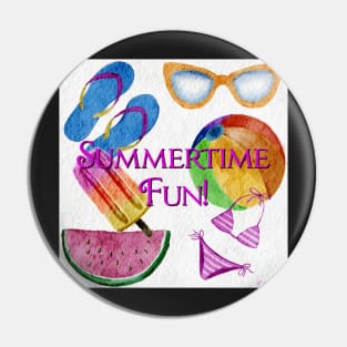 Summertime Fun Pin