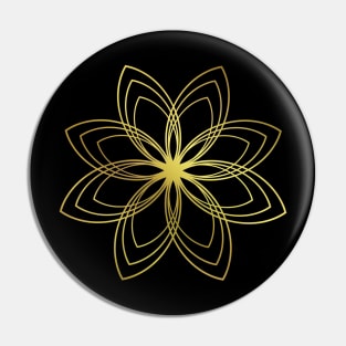 Flower abstract - Graphic - geometric design - graphic pattern Pin