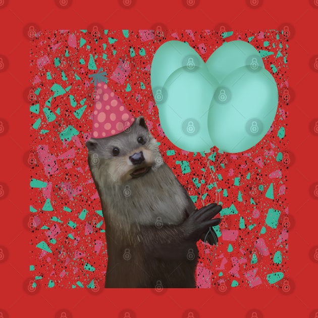 Cute Bday Otter by Suneldesigns