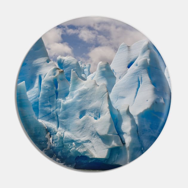 SCENERY 50 - Ice Glacier Arctic Snow Mountain Frost White Pin by artvoria