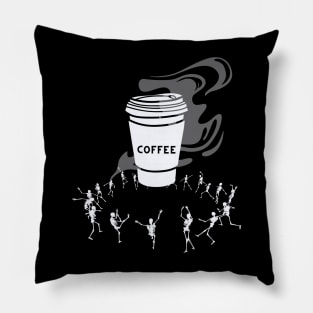 Halloween Coffee Worship Pillow