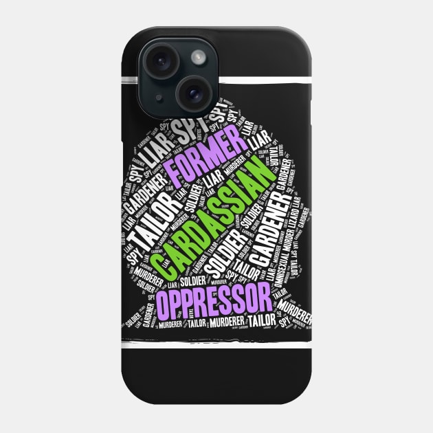 Murder Lizard Former Oppressor Word Art Phone Case by OrionLodubyal