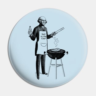 George Washington BBQ Chef - "Hail to the Chef" Pin