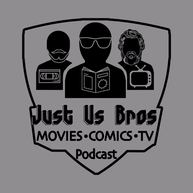 Just Us Bros Logo-Black by Just Us Bros Podcast