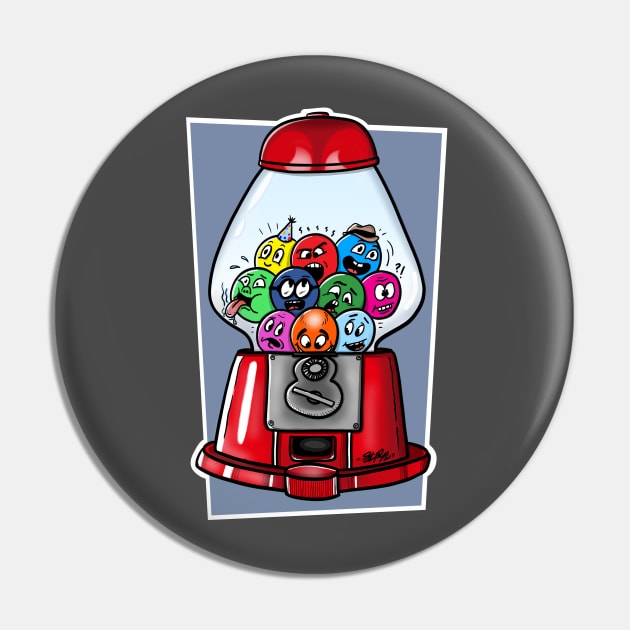 Gumball Machine Doodles Pin by madebystfn