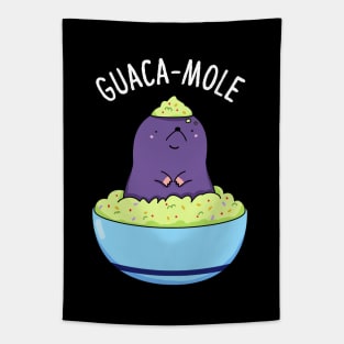 Guaca-Mole Cute Mole Pun Tapestry