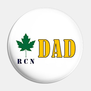 Bold design for anyone whose Mum or Dad serves in the Canadian Armed Forces Pin