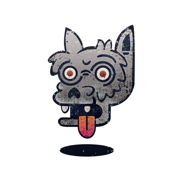 Dead Dog (Floating Head Graphic) by karlfrey