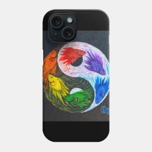 Betta Yin Yang Phone Case