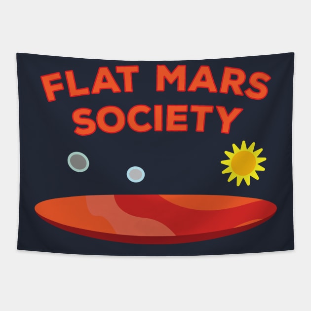 Flat Mars Society Tapestry by baybayin