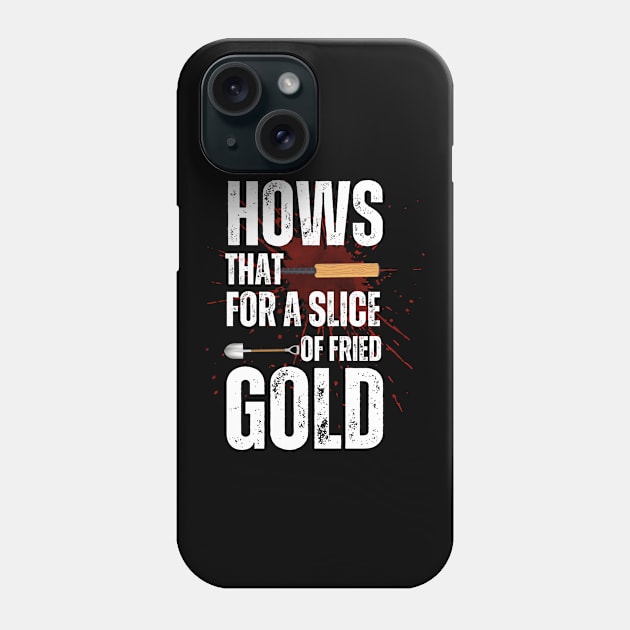 How's That For A Slice of Fried Gold: Shaun of the Dead Inspired Phone Case by Retro Meowster