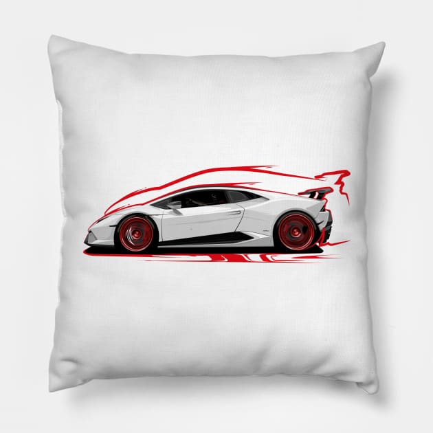 Supercar Pillow by icemanmsc