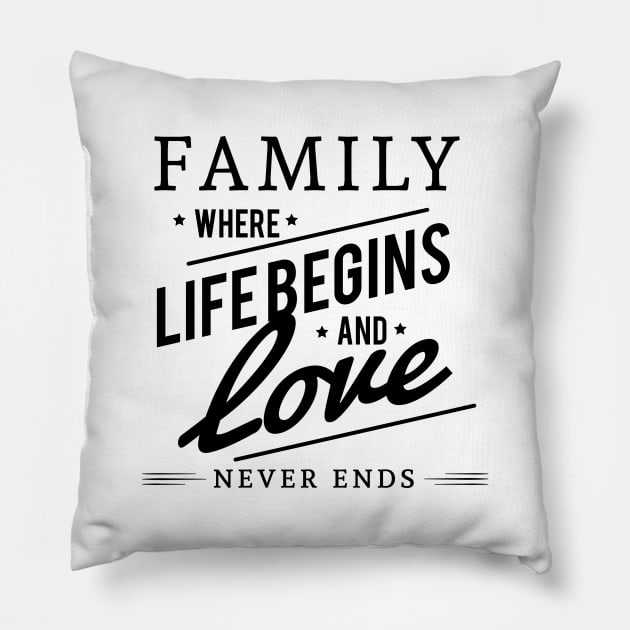 Family love Pillow by nikovega21