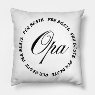 Best Opa in German Pillow