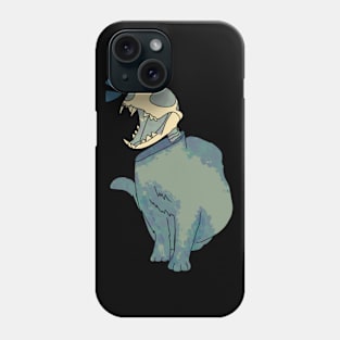 Skeleton Head Cat Phone Case