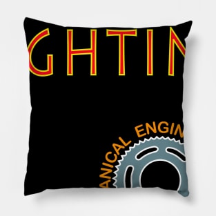 keep fighting | mechanical engineering division Pillow