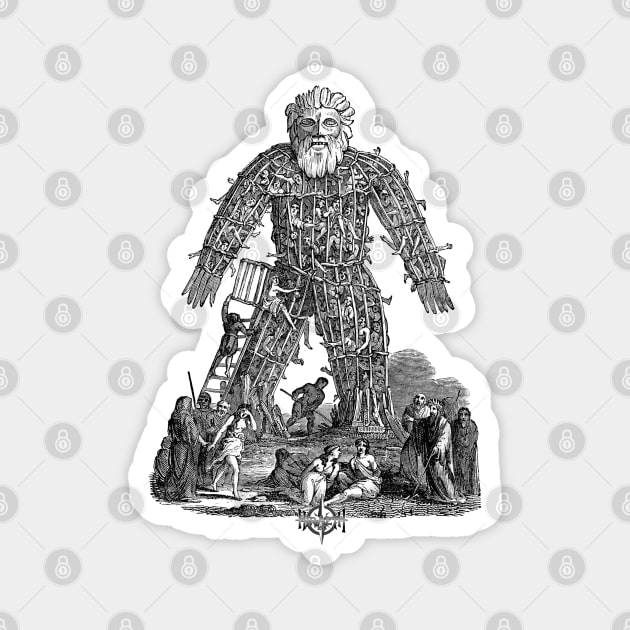 The Wicker Man Magnet by Hiraeth Tees