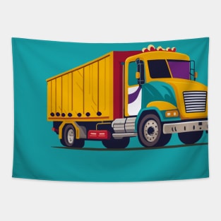 Cute Truck Tapestry